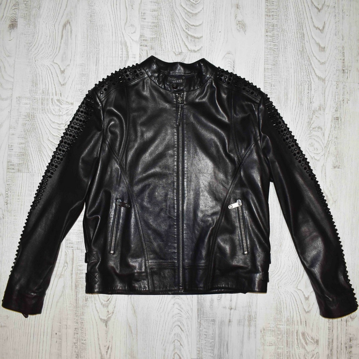 Philipp Plein Crystal Cobra Printed Black Men Genuine