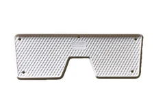 Nuova Rade plastic transom pad / protector for outboard (270mm x 98mm) - white