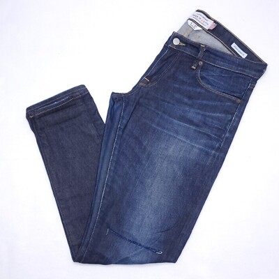 Lucky Brand Sienna Cigarette Jeans Size 4/27 USA MADE White Oak Cone Denim  34/30