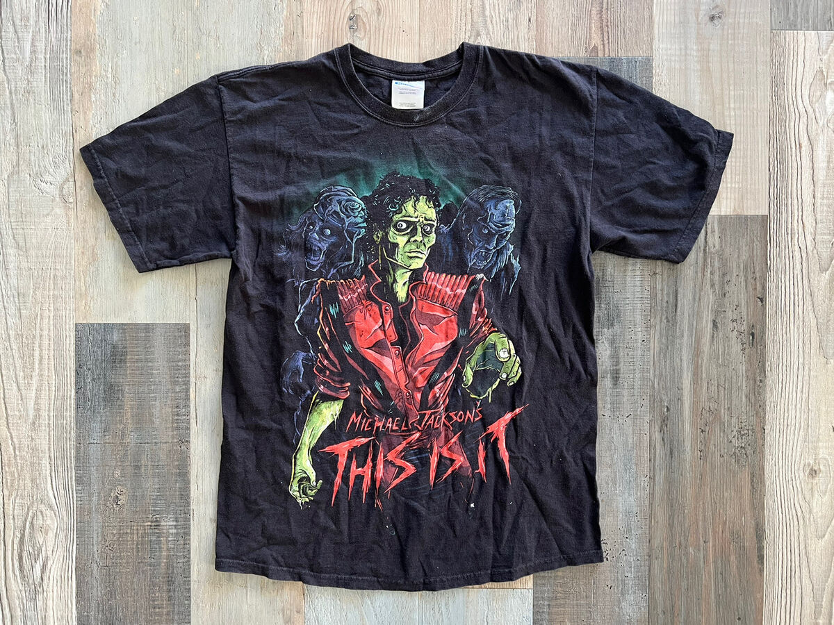 Michael Jackson Thriller Zombie T-Shirt Medium MJ Tee “This Michael Jackson Thriller Zombie T-Shirt Medium MJ Tee “This