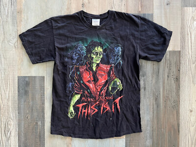 Michael Jackson Thriller Zombie T-Shirt Medium MJ Tee “This