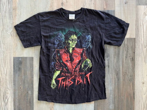 Michael Jackson Thriller Zombie T-Shirt Medium MJ Tee “This Is It” Tour 2009 - Picture 2 of 3