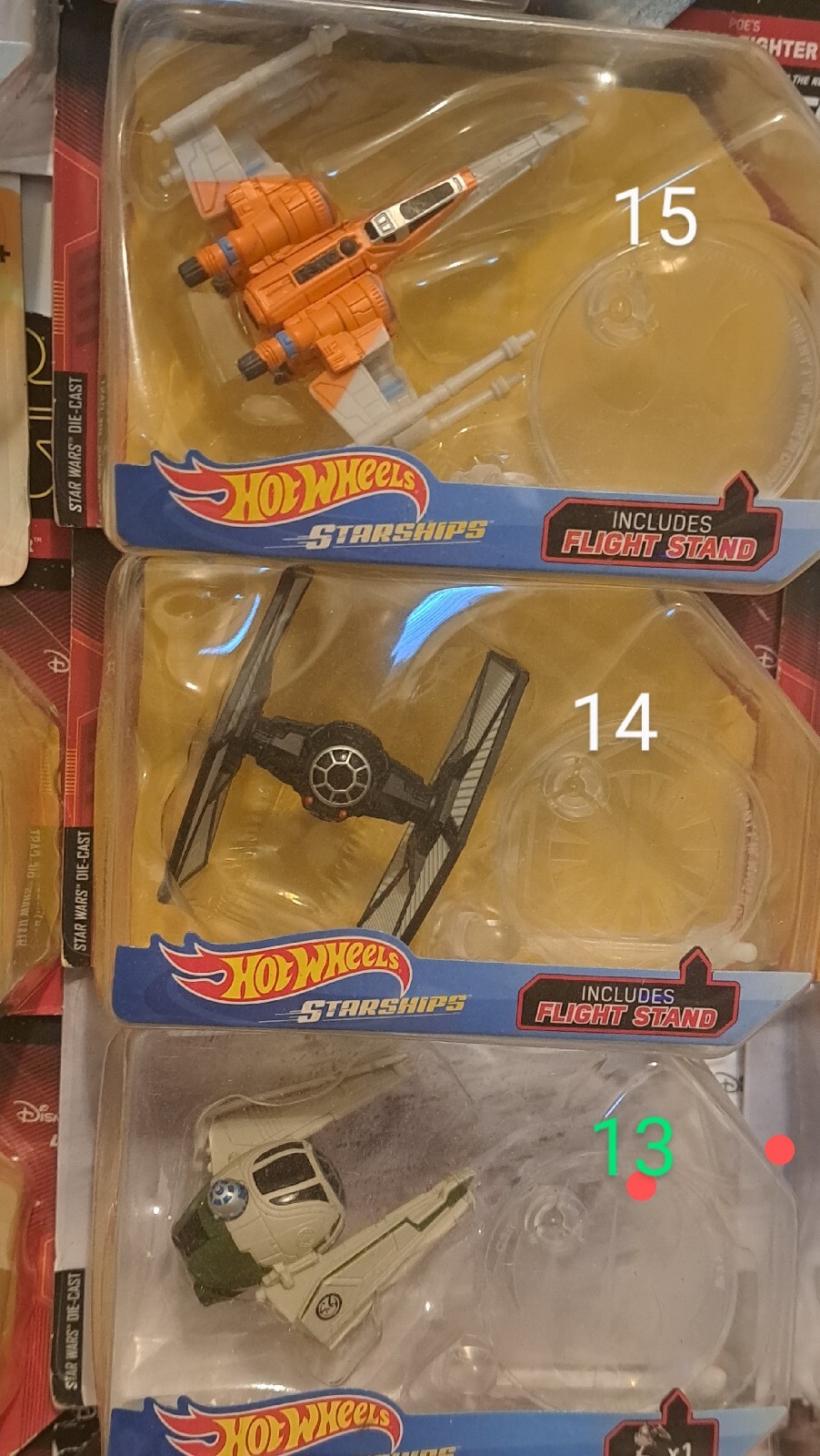 Star Wars Wotwheels Starships select Mega Deal For Collection NOT IN ORIG.BOX