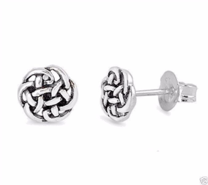 Celtic Design Sterling Silver 925 Stud Earrings Best Price USA Seller