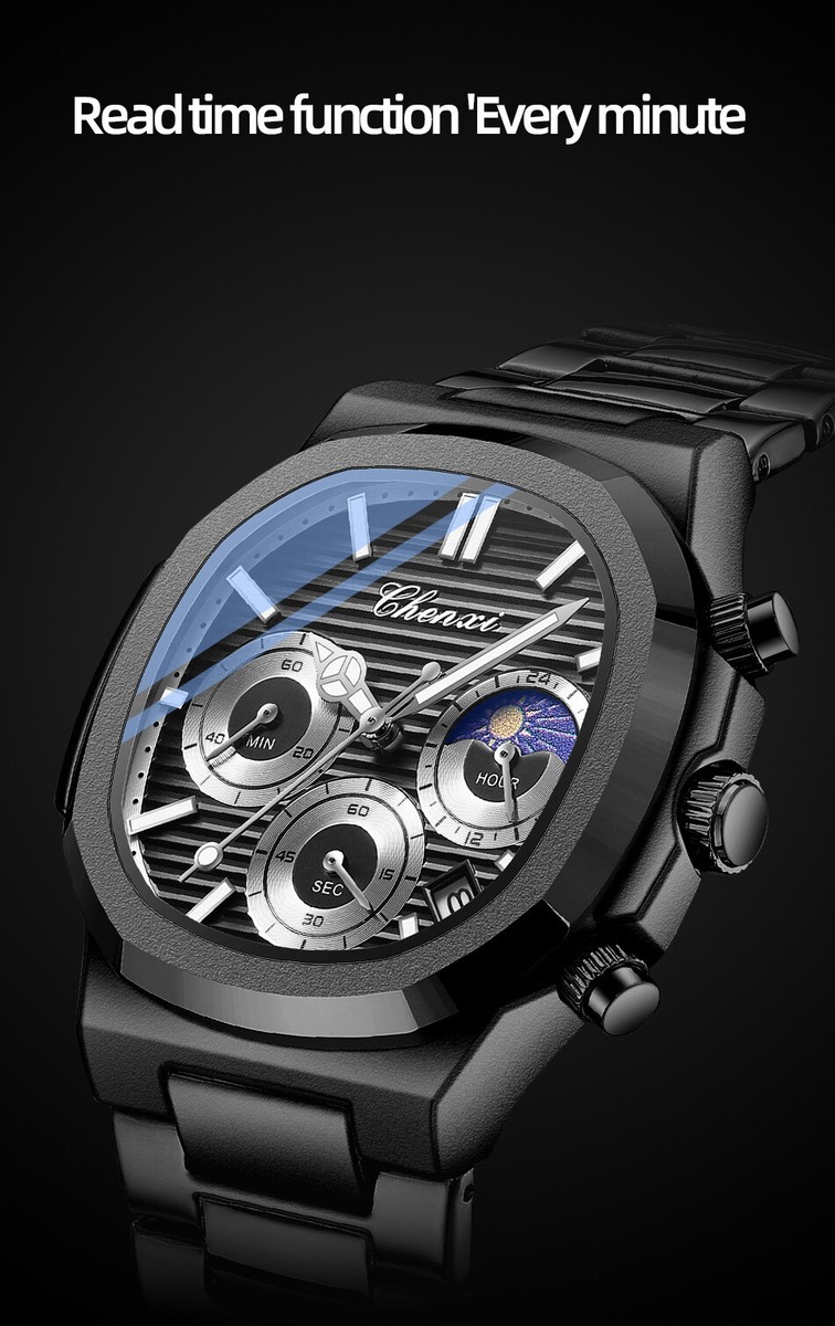 CHENXI Men Watch Luminous Chronograph Wristwatch Business CHENXI Men Watch Luminous Chronograph Wristwatch Business