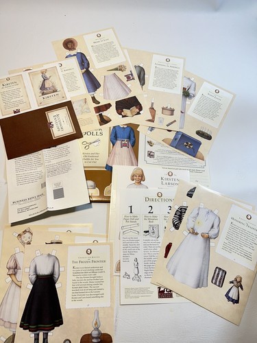 Lot/ American Girls Pastimes/ Theater/ Paper Dolls/ VHS/ Stationery/doll Pattern - Picture 15 of 15