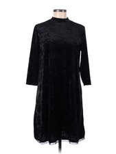 Sterling Styles Women Black Poncho One Size