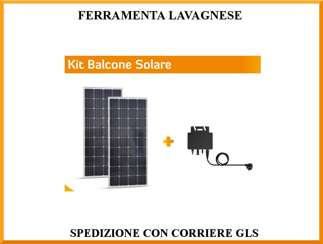 Kit De Balcón Solar 190/400 WATT Plug And Play Control WIFI Offgrid SUN 12 Años