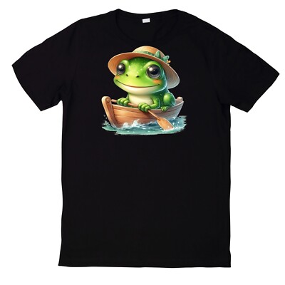T-Shirt Lustiger und süßer Frosch Motiv Baumwolle