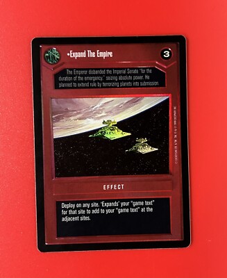 Star Wars CCG Reflections FOIL Expand The Empire Premier Set SWCCG NM