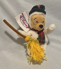 Disney Store Mini Bean Bag Snowman Winnie the Pooh Small Plush Tags New NWT