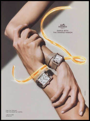 Hermes watch print ad 2007 Cape Cod 1928 & double tour - Picture 1 of 1