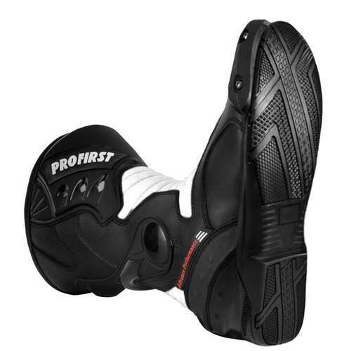 Motorcycle Boot CE Armoured Protective Long Shoes Waterproof Leather UK Boots - Picture 29 of 33