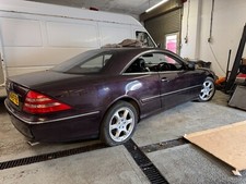 Breaking Mercedes CL 215 CL500 2000 Mercman Parts Ltd Newlyn Cornwall.