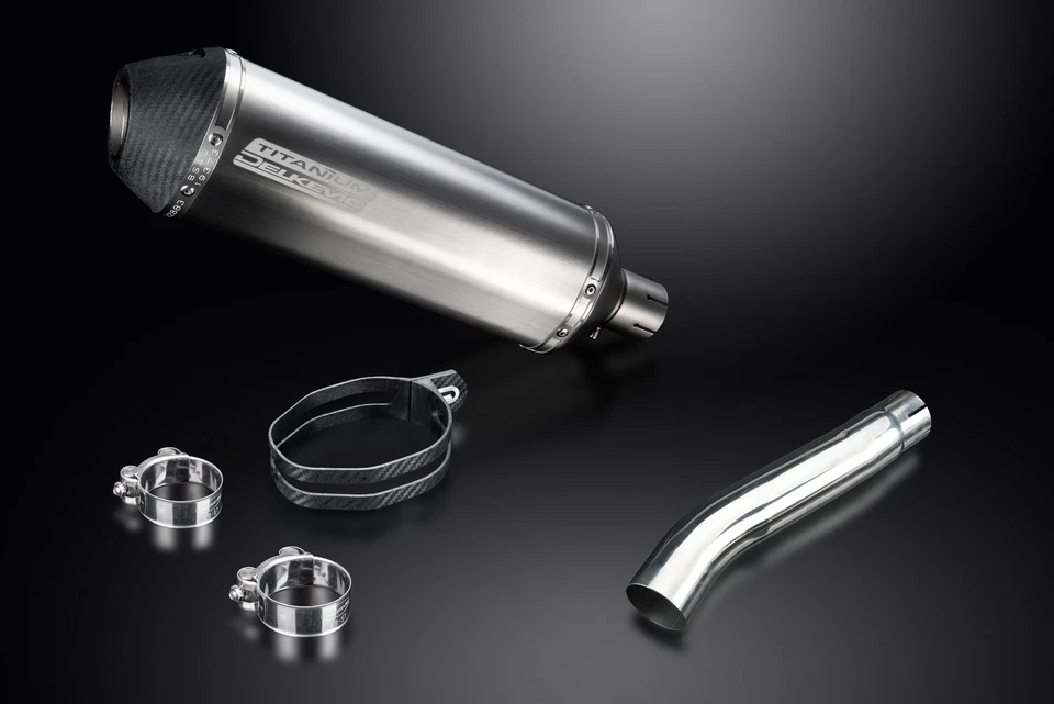 Silenciador de escape de titanio X-Oval 13,5" Slip On Suzuki GSX-R750 GSXR750 2008-2010  Foto 3 de 4