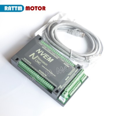【DE】4 Axis MACH3 Ethernet CNC Motion Control Board Card NVEM For Stepper Motor