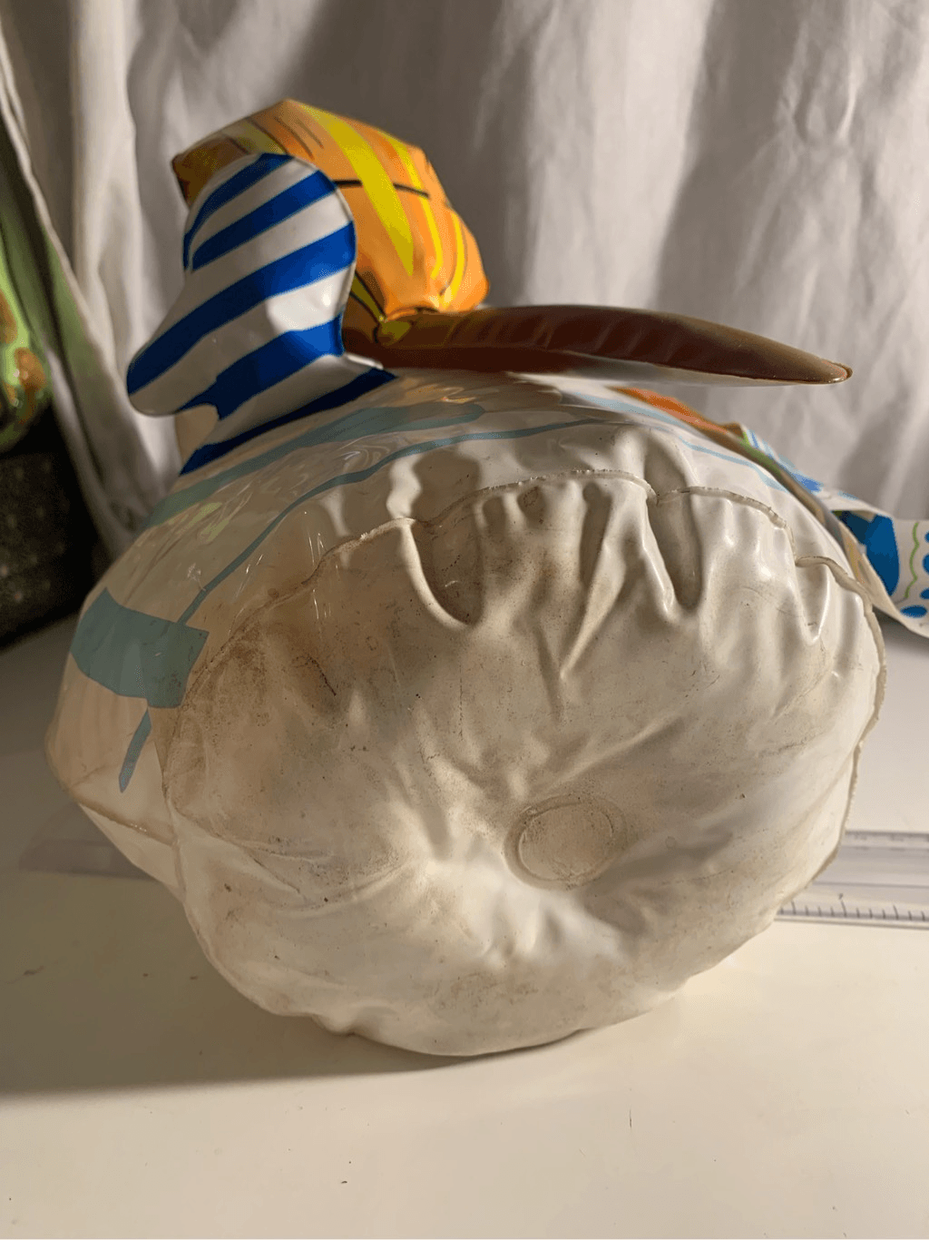 Vintage Christmas InflatableIdeal ToyWeighted Snowman Blow Up w