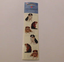 Mrs. Grossman's Lot 3 Strips Brand New in Package Pups Dogs Animals Stickers