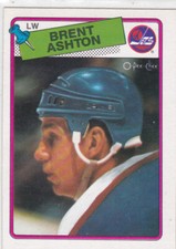 88/89 OPC...BRENT ASHTON...CARD # 128...JETS...FREE COMBINED SHIPPING