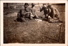 Vtg Found B W Photo 1945 Men WW2 US Army Soldiers Europe Germany Battle Fighting