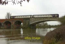 Photo 6x4 EMR train crossing Rectory Junction Viaduct Holme Pierrepont Th c2020