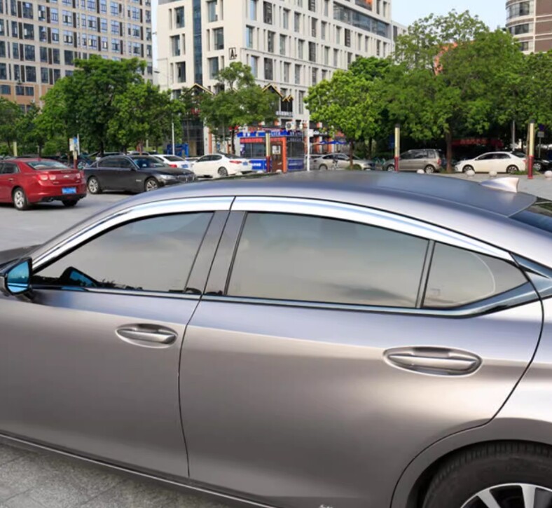 Chrome Window Visor Sun Rain Guard Vent Shade 4Pcs For 201925 Lexus