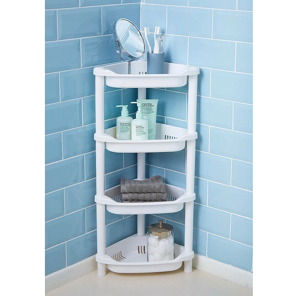Corner shower cheap shelf unit