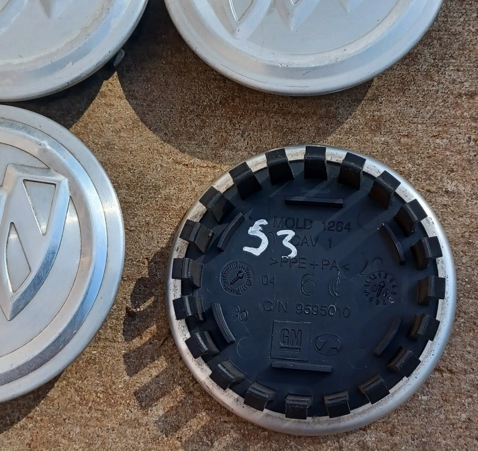 Buick LaCrosse Allure Regal Enclave tampa central conjunto de 4, 2005 2017 p/n 9595010 3 - Imagem 3 de 3