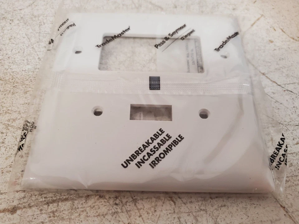 24 cantidad de placas de pared combinadas Pass & Seymour Legrand TPJ126-W (24 cantidades) Foto 3 de 4