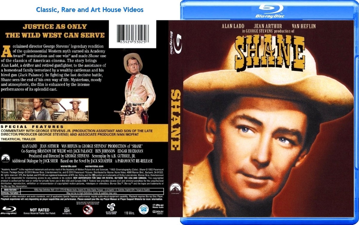 シェーン('53米) Blu-ray シェーン('53米) Blu-ray Shane Blu-ray (4K Restoration)