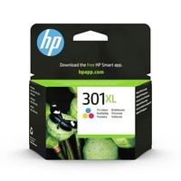 HP CH564EE 301XL High Yield Original Ink Cartridge, Tri-Color, Single Pack
