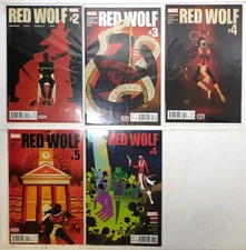Red Wolf Lot of 5 #2, 3, 4, 5, 6 (2016) Marvel Comics 1st Print Comic Books