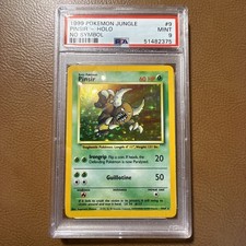 1999 Pinsir Holo Jungle No Symbol Print Error Pokemon PSA 9 Mint on eBay