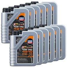 Motoröl Top Tec 4210 0W-30 LIQUI MOLY 12 X 1 Liter für Mercedes BMW Dacia Honda Motoröl Top Tec 4210 0W-30 LIQUI MOLY 12 X 1 Liter für Mercedes BMW Dacia Honda