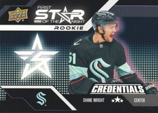 2022-23 Upper Deck Credentials Hockey 1st Star of the Night Rookies: Pick List