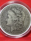 1881-P Morgan Silver Dollar VG Philadelphia Mint Coin