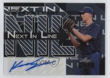 2025 Leaf Metal Next in Line Silver Lite Brite /49 Kruz Schoolcraft Auto 2a5
