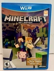 Minecraft Wii U Edition (Nintendo Wii U, 2016) COMPLETE CIB NICE!!