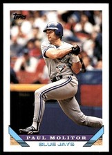 Paul Molitor 1993 Topps Traded #48T Blue Jays MLB READ FREE SHIP AutographDen