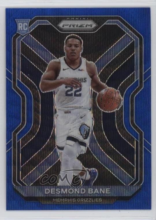 2020-21 Panini Prizm Blue Wave Prizm Desmond Bane #297 1fm9