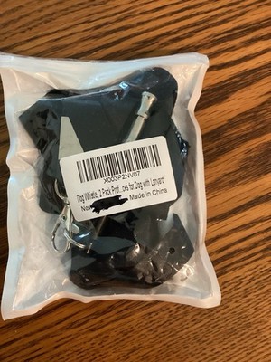Dog training whistle 2 Pack with 2 Lanyards Used 