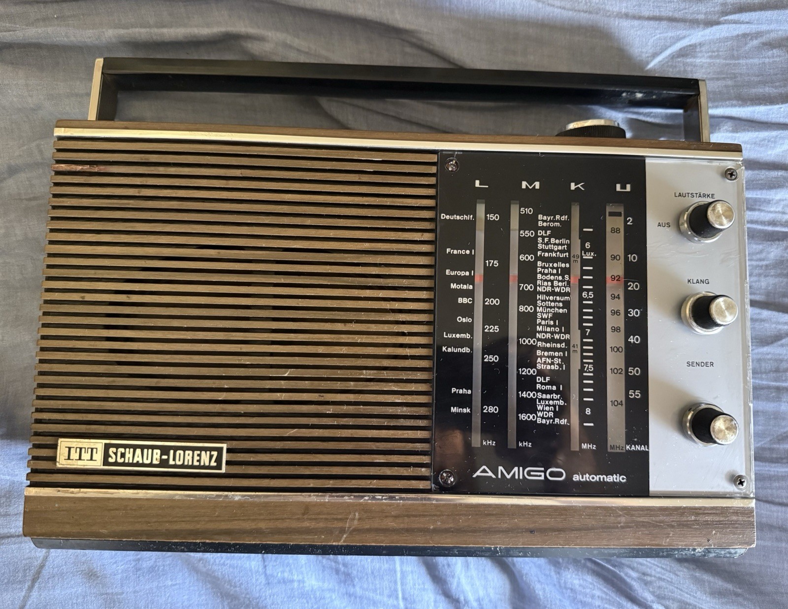 Radio ITT Schaub-Lorenz Amigo Automatik Vintage