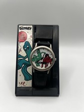 Vintage 1994 Prema Toy Company Gumby & Pokey &ldquo;Gumbys 40th birthday&rdquo; Watch Tested