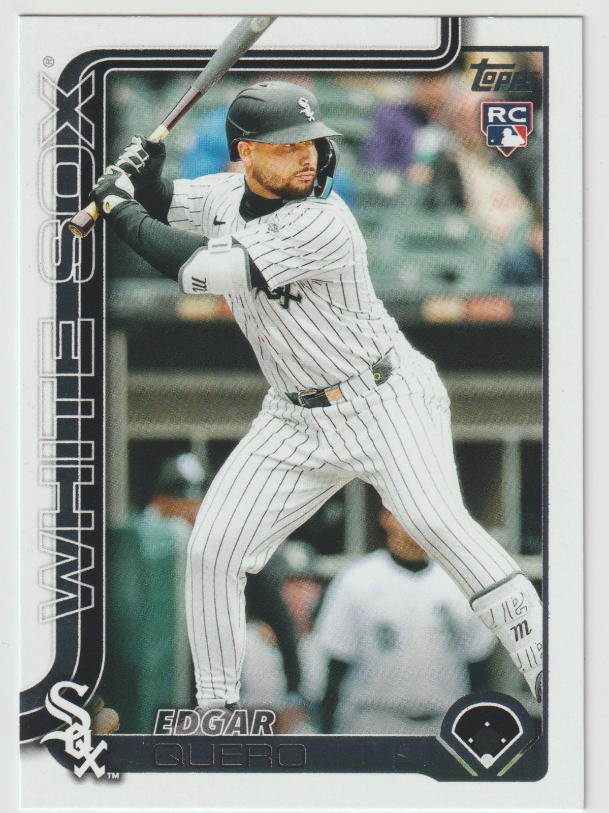 2025 Topps Update Edgar Quero #US145 RC White Soxs