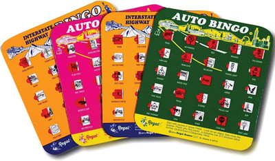 Finger-Tip Shutter Bingo Cards with Sliding Windows - Interstate Bingo & Auto Bi