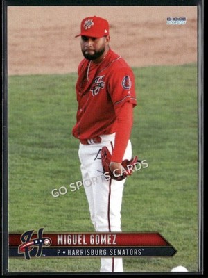 2025 Harrisburg Senators Miguel Gomez RC Rookie Nationals PAN Minor League