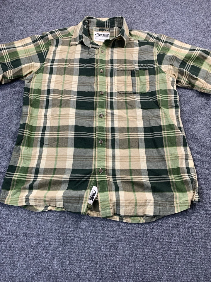Mountain Khakis Shirt Mens Small Green Plaid Pocket Button Up Casual - Image 2 of 4