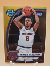 2024-25 Bowman University Chrome - Ashton Hardaway #93 Gold Refractor /50 (RC)