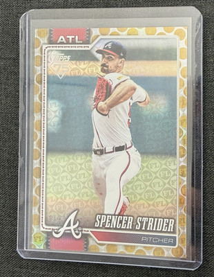 2026 Topps Series 1 Spencer Strider #79 Gold Spring Training /50