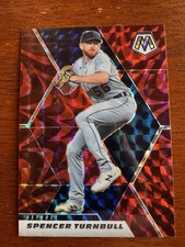2021 Panini Mosaic - Spencer Turnbull #182 Reactive Red Mosaic Prizm